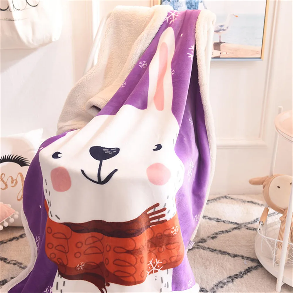 WINLIFE 3D Print Throws and Blankets Super Soft Cartoon Kids Blanket