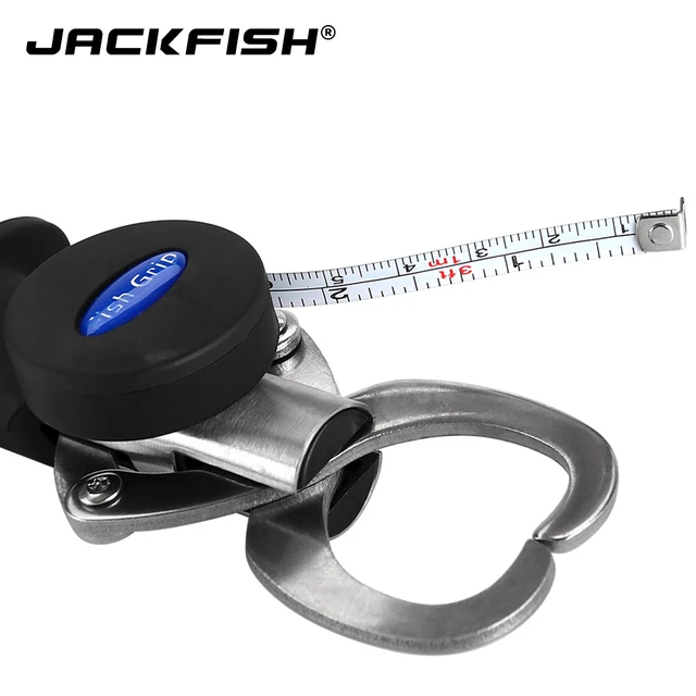 JACKFISH Stainless Steel Fish Grip With Scale 15KG Max Power