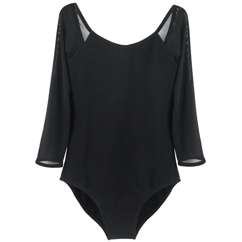 

Ballet Costume Classical Dance Practice Dance Female Seven-Point Sleeve Black Dancer Art Testsuite