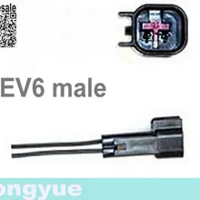 Longyue 10 шт. 2 Way EV6 мужской Топливная форсунка Электрический Разъем косичка, новинка