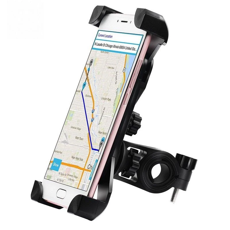Держатель для телефона на велосипед, мотоциклетная поддержка для мобильного телефона, 360 Вращающийся Руль, подставка для телефона для iphone XR X Galaxy S10, держатель для коляски