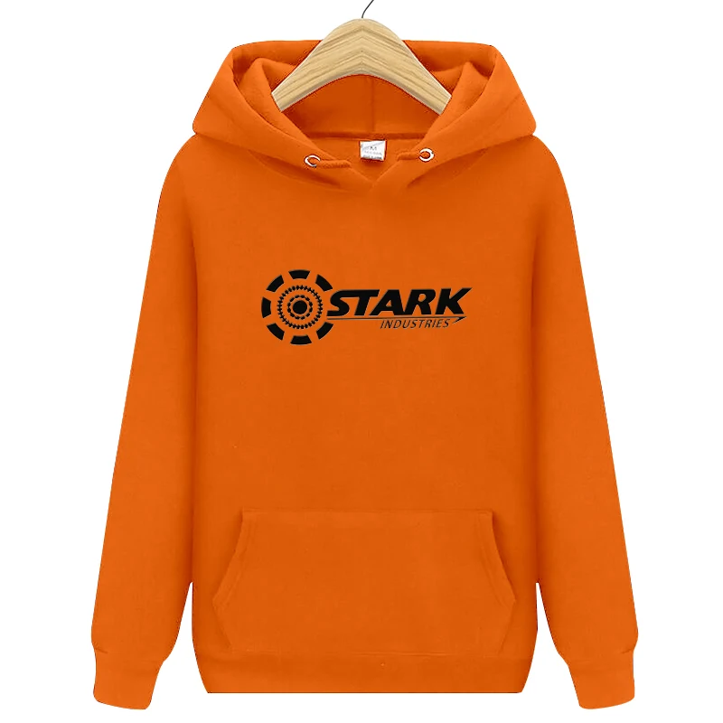 Новые Брендовые мужские толстовки STARK INDUSTRIES, зимние модные толстовки Kpop для мужчин и женщин, повседневные свободные толстовки Harajuku