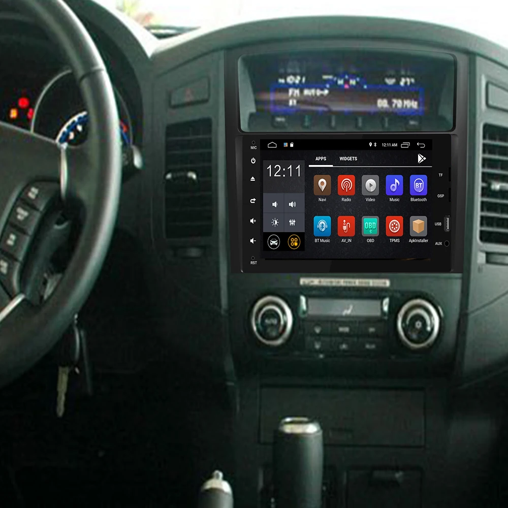 Best Car Cassette DVD Multimedia player For Mitsubishi PAJERO 4 V97 V93 2din Android 9.0 eight core Radio GPS Navigation Rear Camera 1