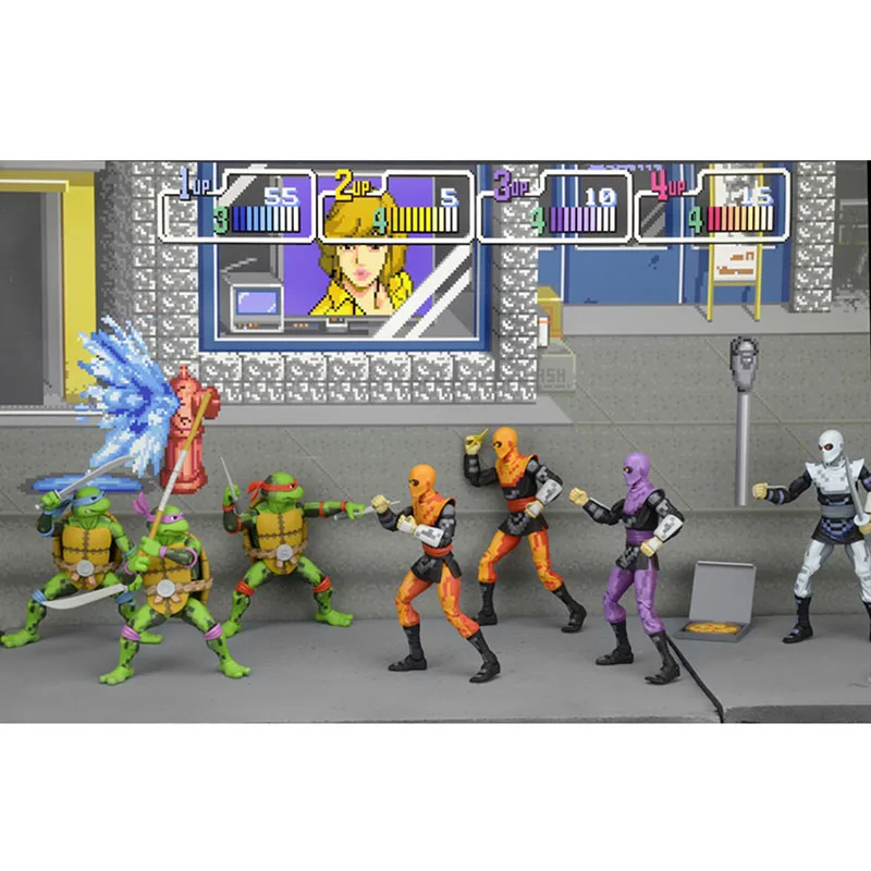 

4pcs/set SDCC Limited Edition Cartoon Turtle Model Ninja Doll Ornaments Model SIZE 16CM PVC Kid's Gift