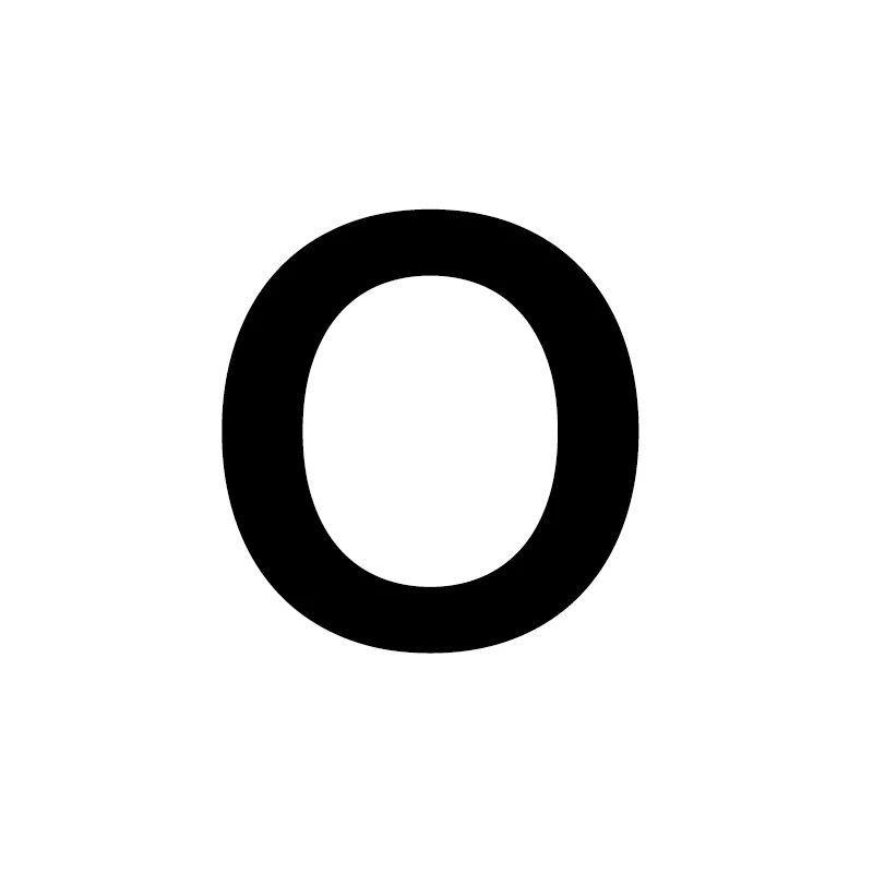 O Унисекс, золото, серебро, цвет, A-Z, 26 букв, первоначальное имя, кольца для мужчин и женщин, геометрический сплав, креативные кольца на палец, ювелирные изделия - Цвет основного камня: O
