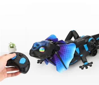 

Joke toy Remote control animal LED light RC I/R Lizard Cabrite chameleon electronic pet robot model Prank toy Trick toy gift