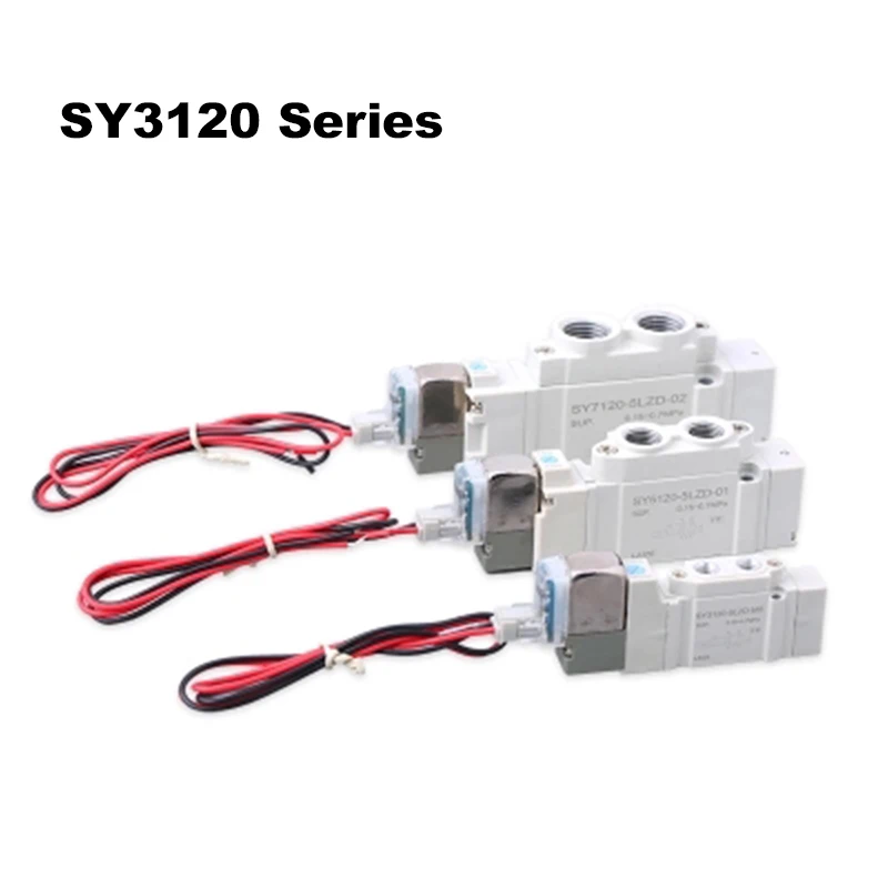 

5Pcs SY3120 Series Valve SMC Type Pneumatic Solenoid Valve SY3120-3LZD-M5 SY3120-4LZD-M5 SY3120-5LZD-M5 SY3120-6LZD-M5
