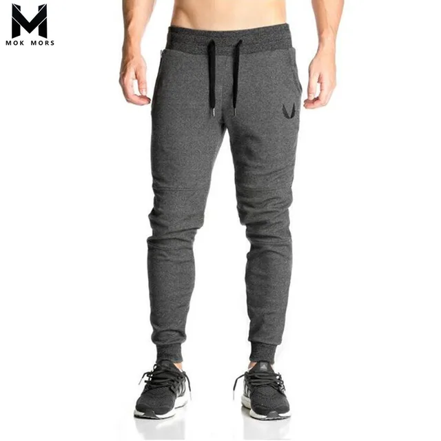 2017 Cotton Men full sportswear Pants Casual Elastic