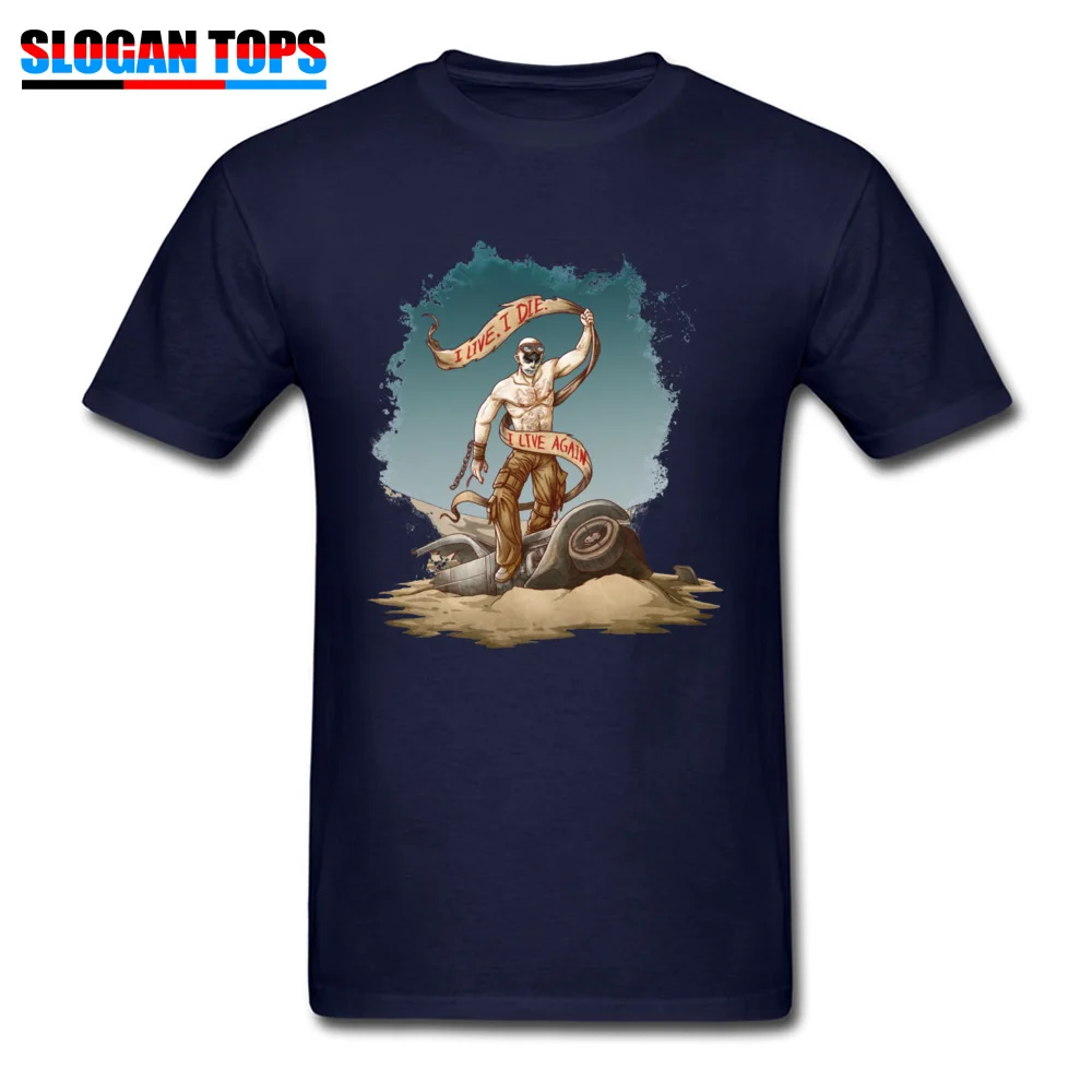 Mad Max Witness Me 13839 100% Cotton Tops & Tees for Men Summer T-shirts Group Designer Round Neck Clothing Shirt Short Sleeve Mad Max Witness Me 13839 navy