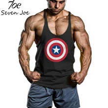 Seven Joe. Новые летние майки мужские майка брус, бодибилдинг Gymvest хлопок спортивный жилет