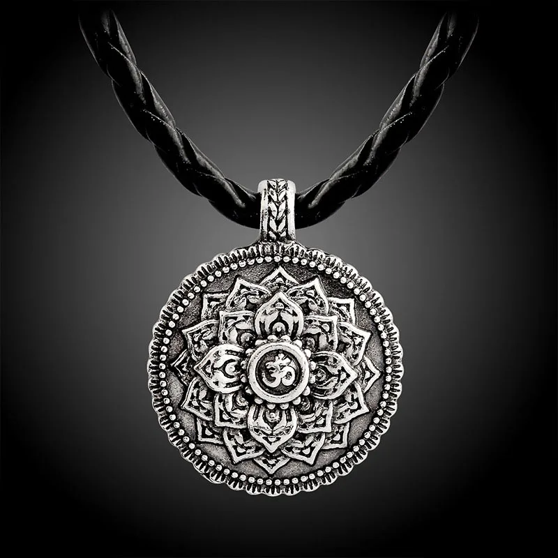 Viking кулон Valknut мужское ожерелье женское круглое языческое религиозное