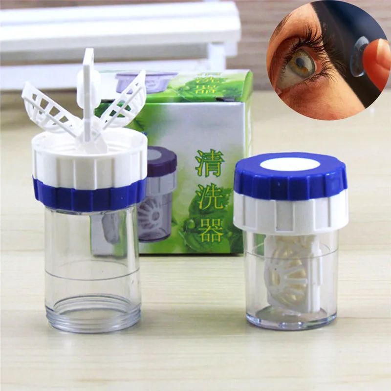 High Quality Practical Manually Contact Lens Cleaner Washer Cleaning