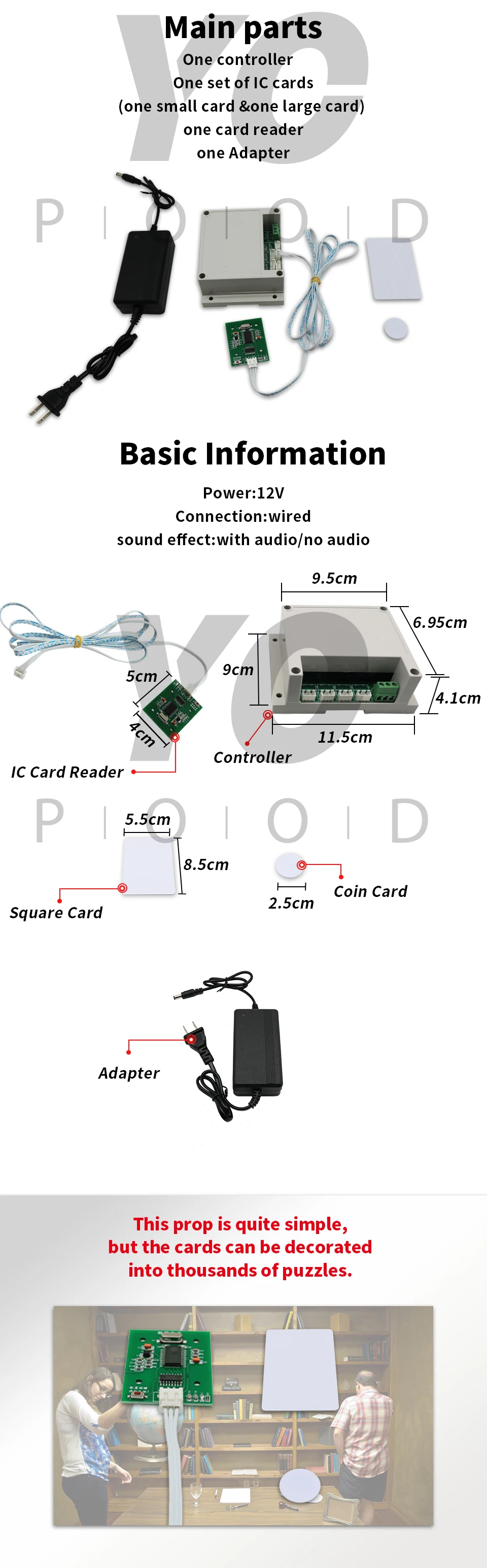 Одиночная RFID карта реквизит номер побега в реальной жизни с помощью IC карты для касания ic-считыватель, чтобы открыть дверь takagism инвентарь для игры yopwood