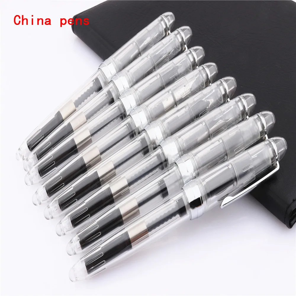 Jinhao 990 прозрачные белые школьные бизнес офисные авторучки для студентов
