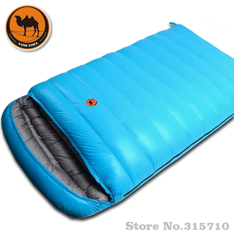 

2 Person Hiking Travel Indoor Travel Cycling Spring Summer Winter Autumn Envelope Duck Down Couple Outdoor Camping Sleeping Bag