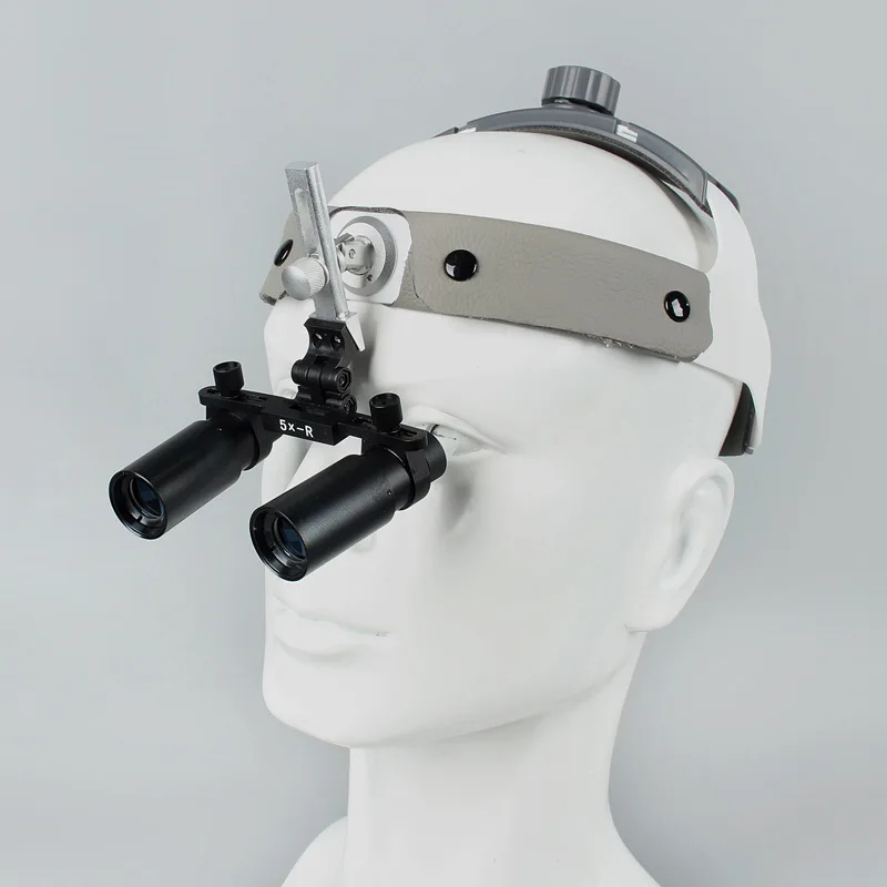 2017 Chargeable 5X Dentist Dental Surgical Medical Binocular Loupes