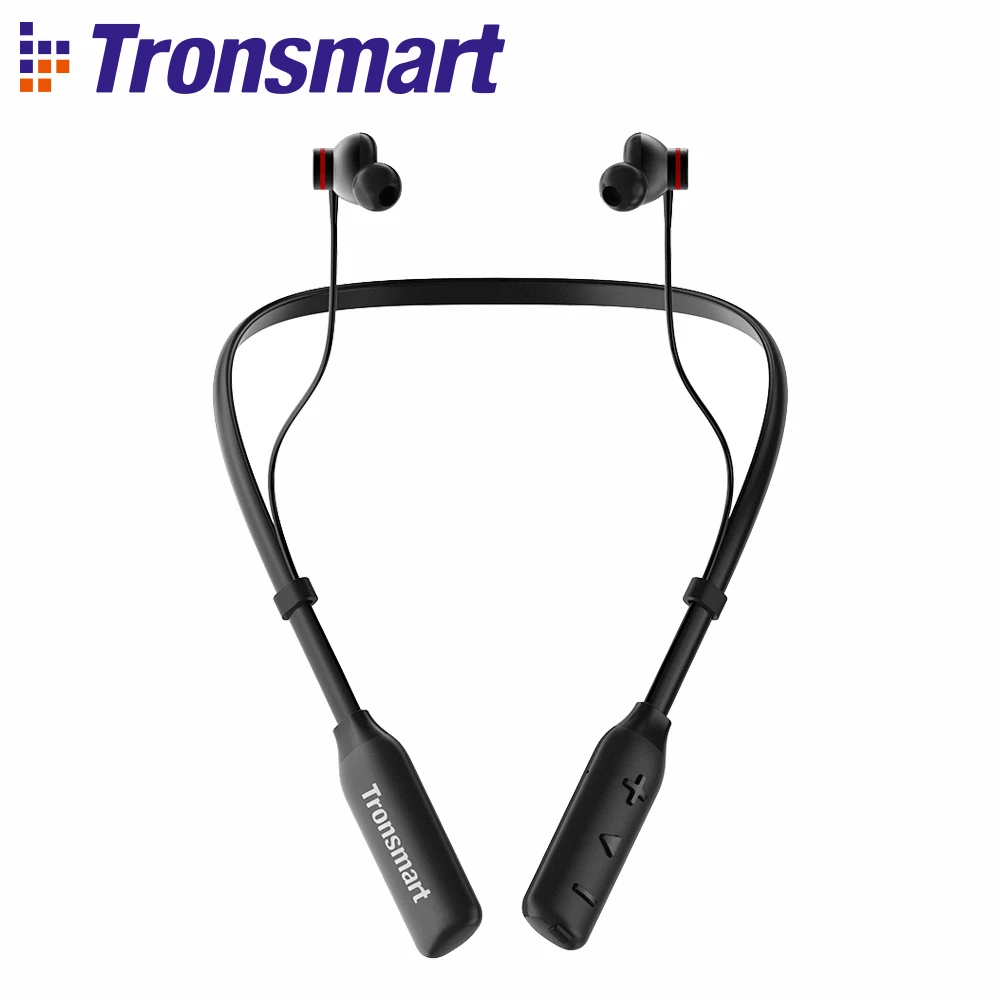 Tronsmart Encore S2 Plus, Bluetooth наушники, беспроводная гарнитура, IPX45, водонепроницаемые, шумоподавление, спортивные наушники, беспроводная гарнитура