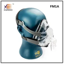 BMC XGREEO FM1A полная маска для лица с головным убором для CPAP машины воздушного потока дыхания Размер s/m/l храп терапия интерфейс