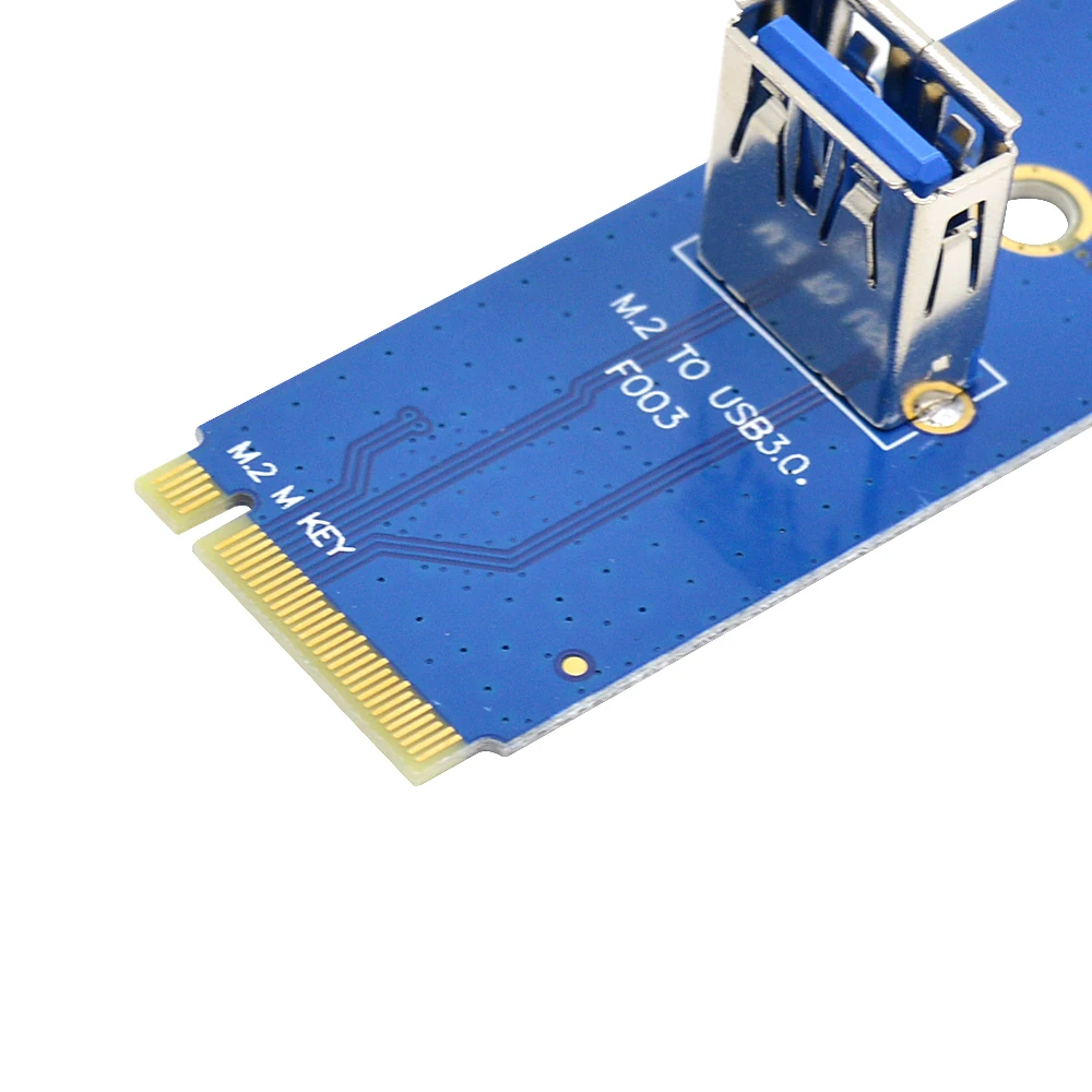 CHIPAL 100 шт. переходник NGFF M.2 к USB 3 0 карта M2 адаптер для PCI E 1X 16X Удлинительный кабель