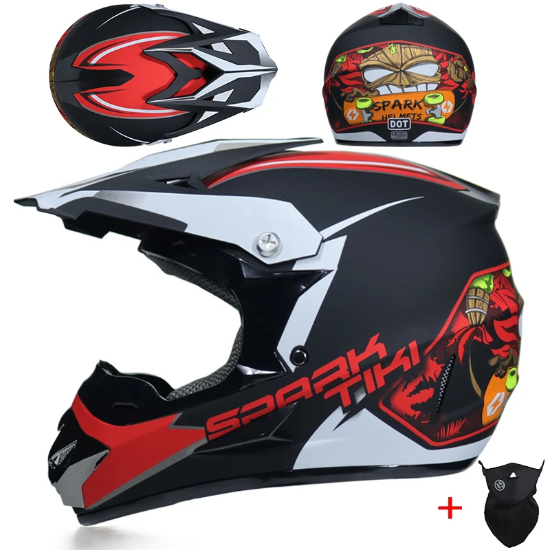 Новое поступление мотоциклетных Шлемы ABS унисекс Dot DH шлем для гонок на мотоцикле бездорожье