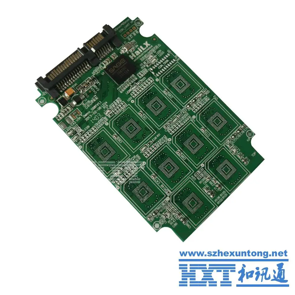 

Micro SD to SATA adapter card SATA SSD hard disk adapter card 10*TF group RAID card