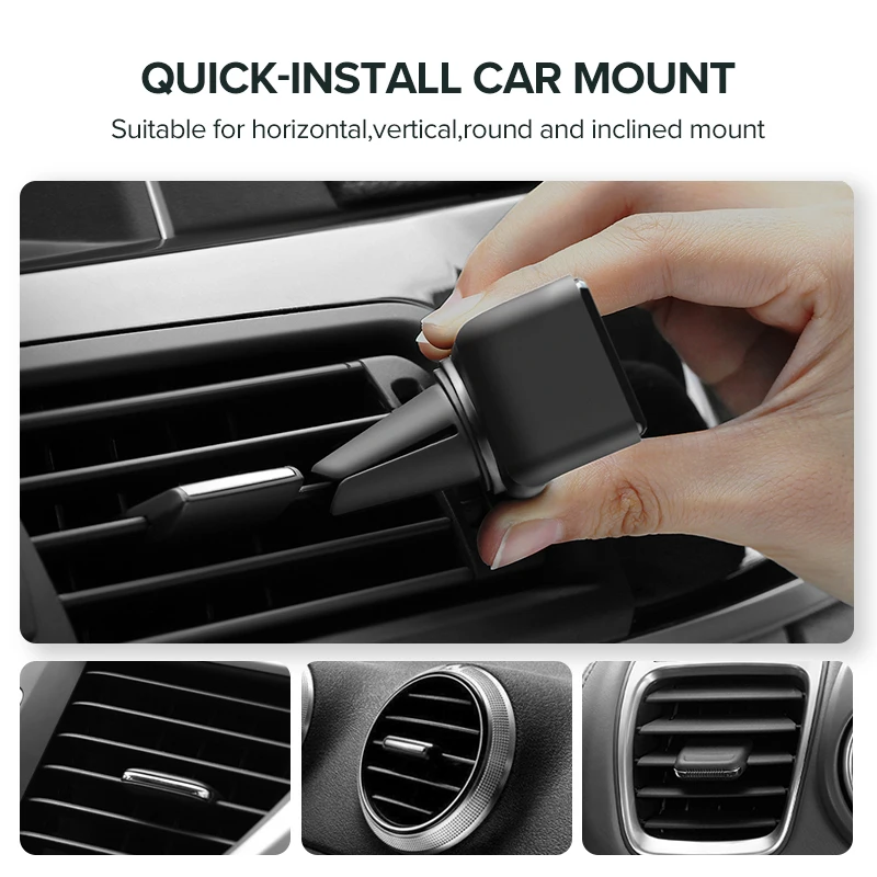 FLOVEME Universal Auto Handy Halter Für Handy Im Auto Air Vent Halterung Ständer Keine Magnetische