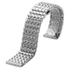 18/20/22mm silver new 9 beads watch band with butterfly buckle wristwatch strap GD0152 18/20/22mm silver new 9 beads watch band with butterfly buckle wristwatch strap GD0152