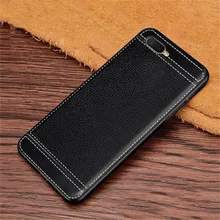 Кожаная текстура мягкий чехол из ТПУ для Oppo Reno A cph1983. Etui