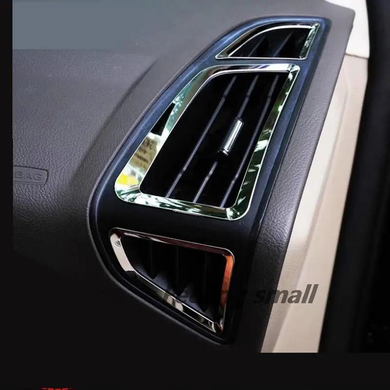2012~ для ford focus 3 mk3 аксессуары для отделки автомобиля из нержавеющей стали внутреннее выходное декоративное кольцо 6 шт./лот хэтчбек седан