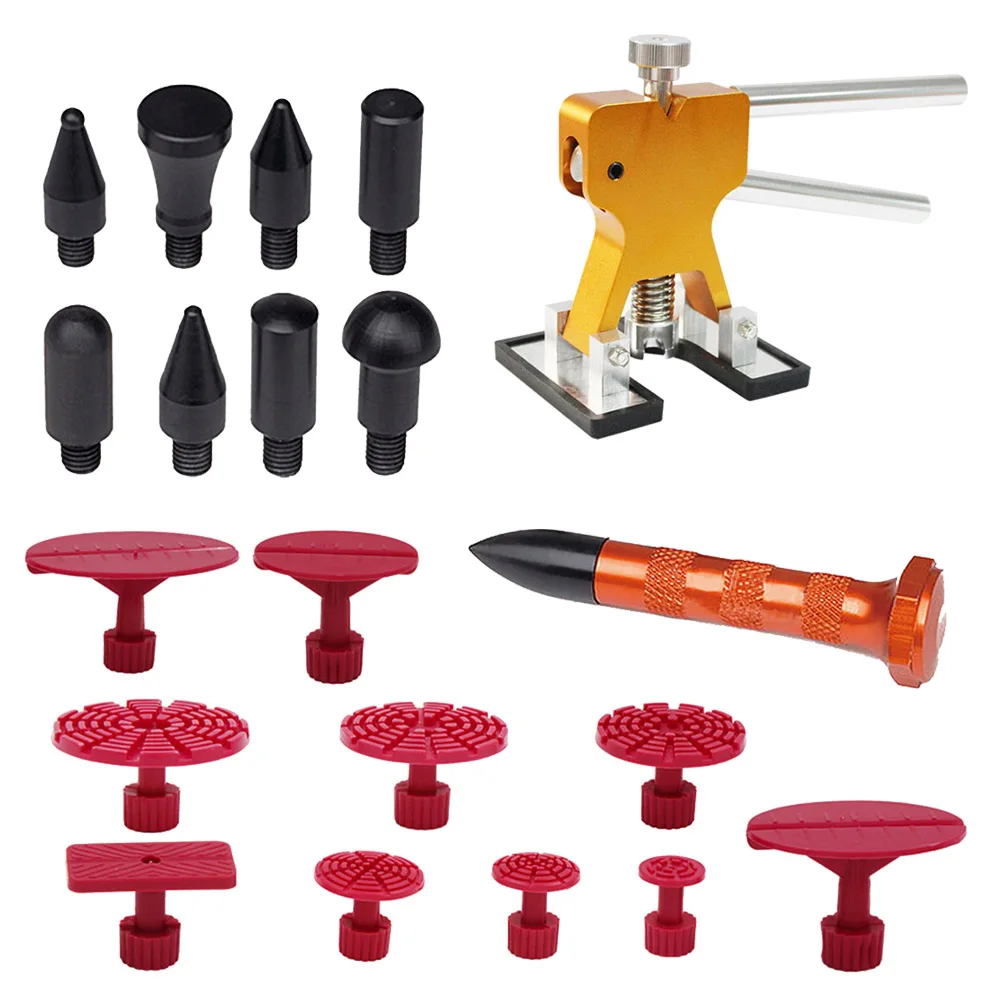 

Paintless Dent Removal Tools Kit Auto Repair Puller Car Repair Tool Kit Auto Body Dent Removal Tools Set Repair Hand Tool Set