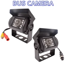 Автобус заднего вида Камера HD CCD автомобиля обратный навигации тупик/AV линии заднего Парковка Водонепроницаемый грузовик 120 градусов ночное видение