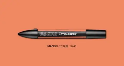 Winsor& Newton Promarker профессиональный дизайн маркеры желтый и оранжевый тон - Цвет: mango