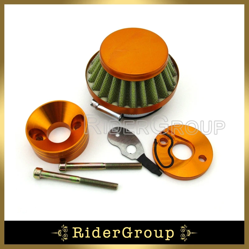 Мини карбюратор Vstack золотой Карбюратор с воздушным фильтром для скутера 23cc 33cc 43cc