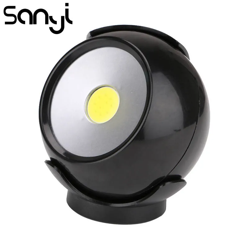 

SANYI 3 Lighting Modes Night Light Portable Lamp LED COB Working Light Flashlights Power by 3 x AAA battery Lantern for