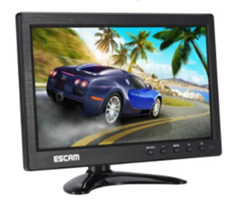 ESCAM Multi-language 10 Inch IPS LCD CCTV Monitor VGA HDMI AV BNC USB Input ESCAM Multi-language 10 Inch IPS LCD CCTV Monitor VGA HDMI AV BNC USB Input