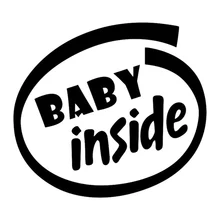 Auto Aufkleber 3D 12.7*11,5 cm Baby Innen Baby An Bord Aufkleber Auf Auto Lustige Aufkleber und Abziehbilder Vinyl auto Styling