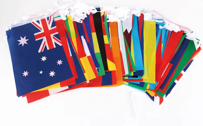 

2018 Soccer Accessories The World Cup Hanging Banner Flags Activity/Home Use/Bar/Club Decoration Bunting Banner