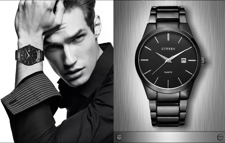 2018 Fashion CURREN Watches Sport Steel Clock Top Quality Military Men's Male Luxury Gift Wrist Quart Watches relogio masculino