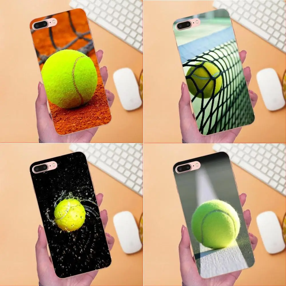Спортивный Теннисный мяч для Apple iPhone X XS Max XR 4 4S 5 5C 5S SE 6 6S 7 8 Plus Роскошный Гибридный