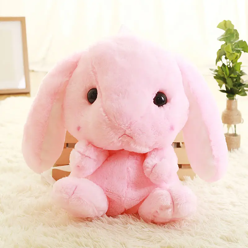 55 см прекрасный розовый рюкзак школы Kawaii плюшевый кролик рюкзак Японии Лолита Bunny мягкие Игрушечные лошадки для Обувь для девочек день