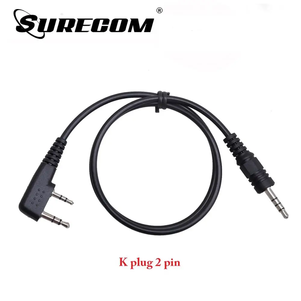 Surecom SR-629 2 в 1 дуплексный репитер контроллер и 2 Радио кабель для TYT Kenwood Baofeng ICom Motorola двухстороннее радио - Цвет: K plug 2 pin