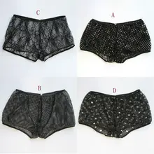 Пикантные мужские Мужские Шорты для купания C-Thru чистый паук Чистая Спортивные трусы g4229