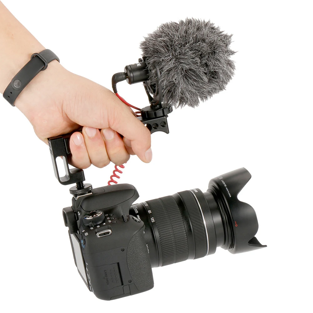 Поднять прочный Extender держатель алюминиевый сплав стабилизации видео SLR DSLR легко