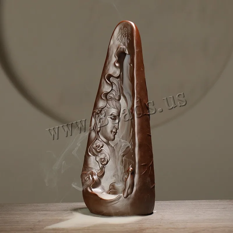 Creative Buddha Backflow Incense Burner Zen Incense Holder Smoke Waterfall Incense Holder Censer Use In Home Office Teahouse