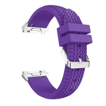 Ouhaobin New Textured Tire Pattern Soft Silicone Replacement Wristband Wrist Strap Dropship