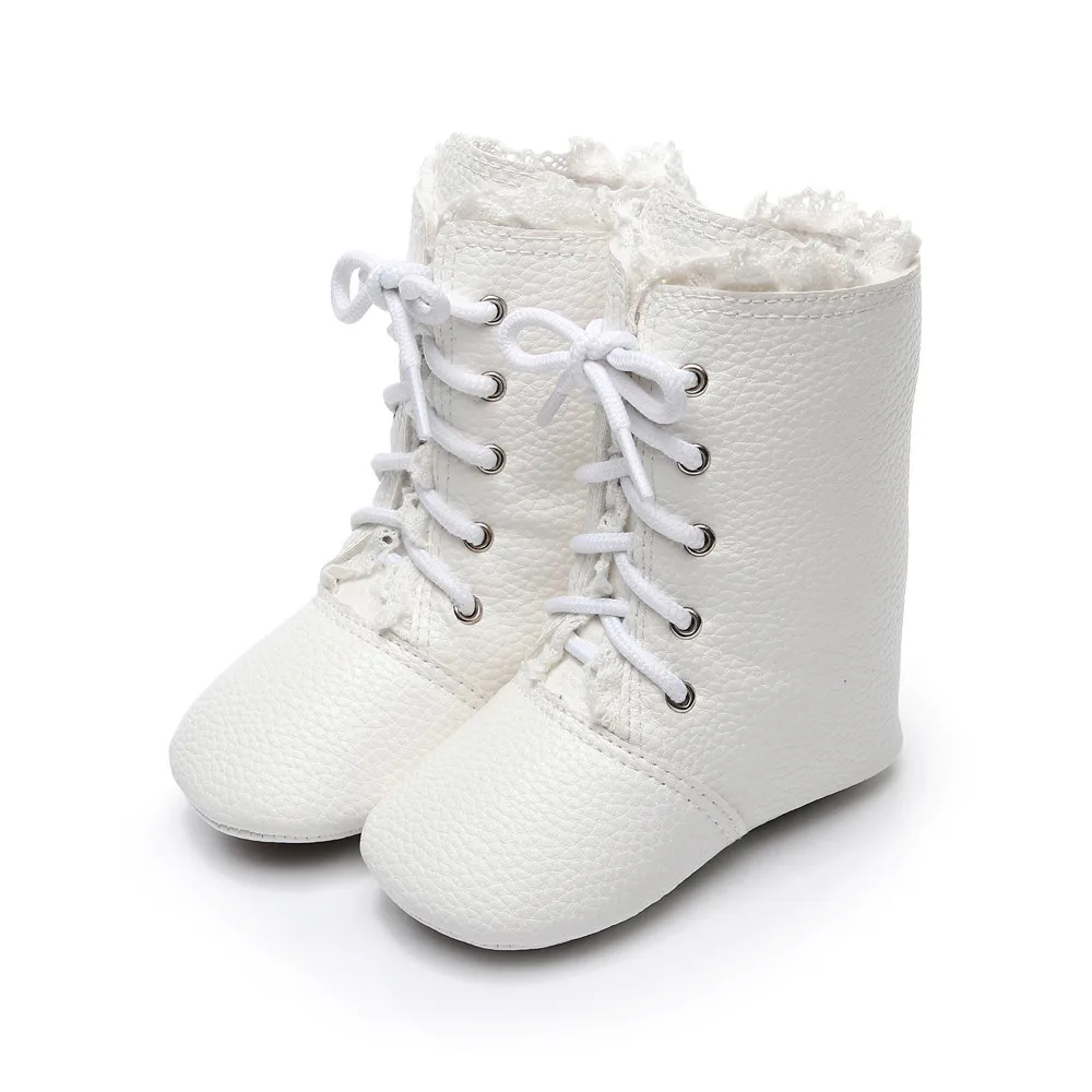 

Newborn Infant Baby Girls Crib Winter Boots Prewalker Warm Shoes sapato infantil baby slofjes C1