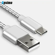 Usb type C металлический пружинный кабель для samsung S9 S8 Быстрая зарядка type-C мобильный телефон зарядный провод USB C кабель для Xiaomi mi9 Redmi