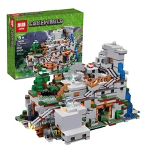 LEPIN 18032 Miniecraft 2932 pcs A Montanha Caverna do Meu mundo Kit Modelo de Construção Blocos Tijolos de Brinquedo para Crianças 21137