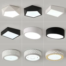 Идеальный светодиодный потолочный светильник для гостиной, кабинета, спальни, дома, Dec, современный AC165-265V, lamparas de techo, современный светодиодный потолочный светильник