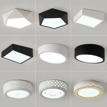 Lámparas de techo LED modernas para sala de estar, lámpara de techo Ideal para sala de estar, estudio, dormitorio, decoración del hogar, AC165-265V